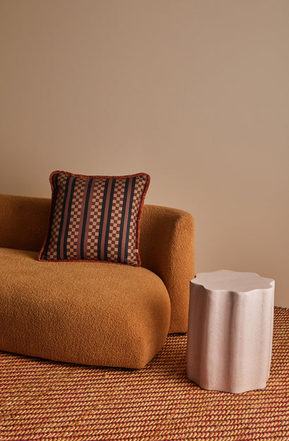 Marco Tile Chocolate Cushion