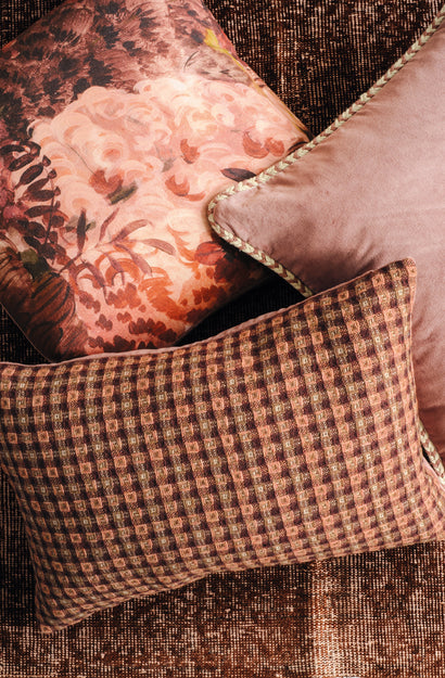 Floresta Merlot Bolster Cushion