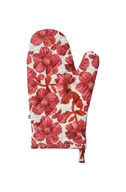 Leon Cerise Oven Mitts Set of 2