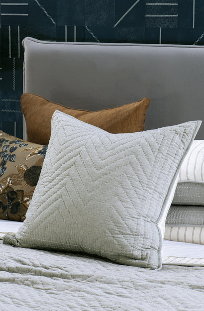 Ganuchi Grey Eurosham Pair