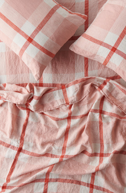 Floss Check Standard Pillowcase - Set of 2