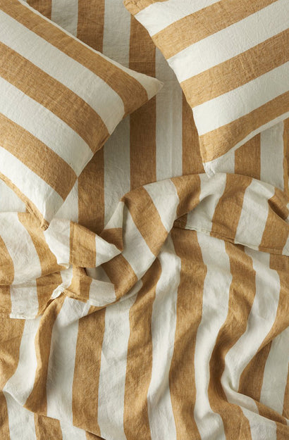 Turmeric Stripe Standard Eurocase - Set of 2