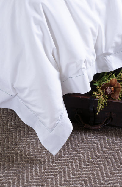 milano white duvet cover
