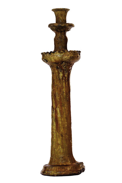 Moroccan Mustard Candle Holder - Large