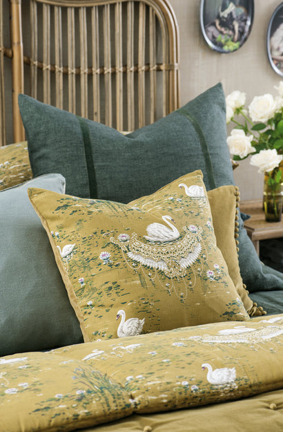 Cigna Olive Cushion