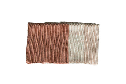 Lavette Vintage Rose Washcloths - Set of Three