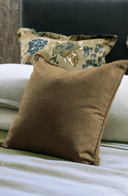 Dark Hazel Stripe Wool