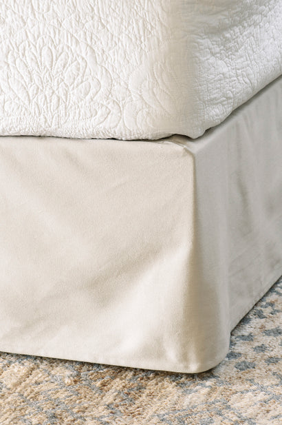 Oatmeal Heavy Cotton Drill Valance