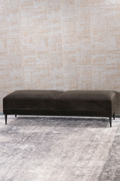 Renzo Walnut Ottoman