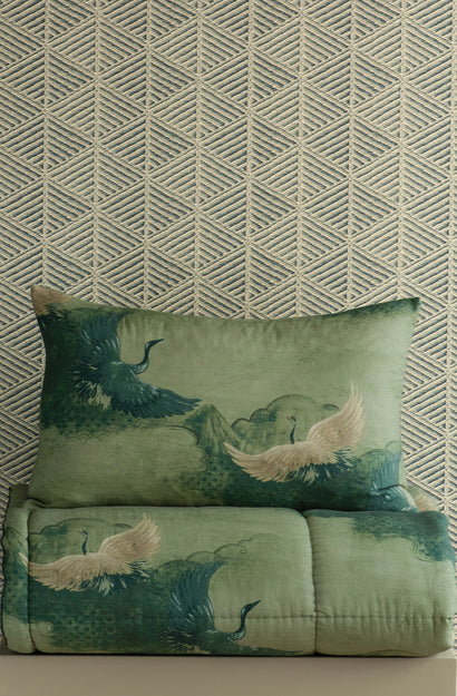 Tsuru Spruce Duvet Cover Set