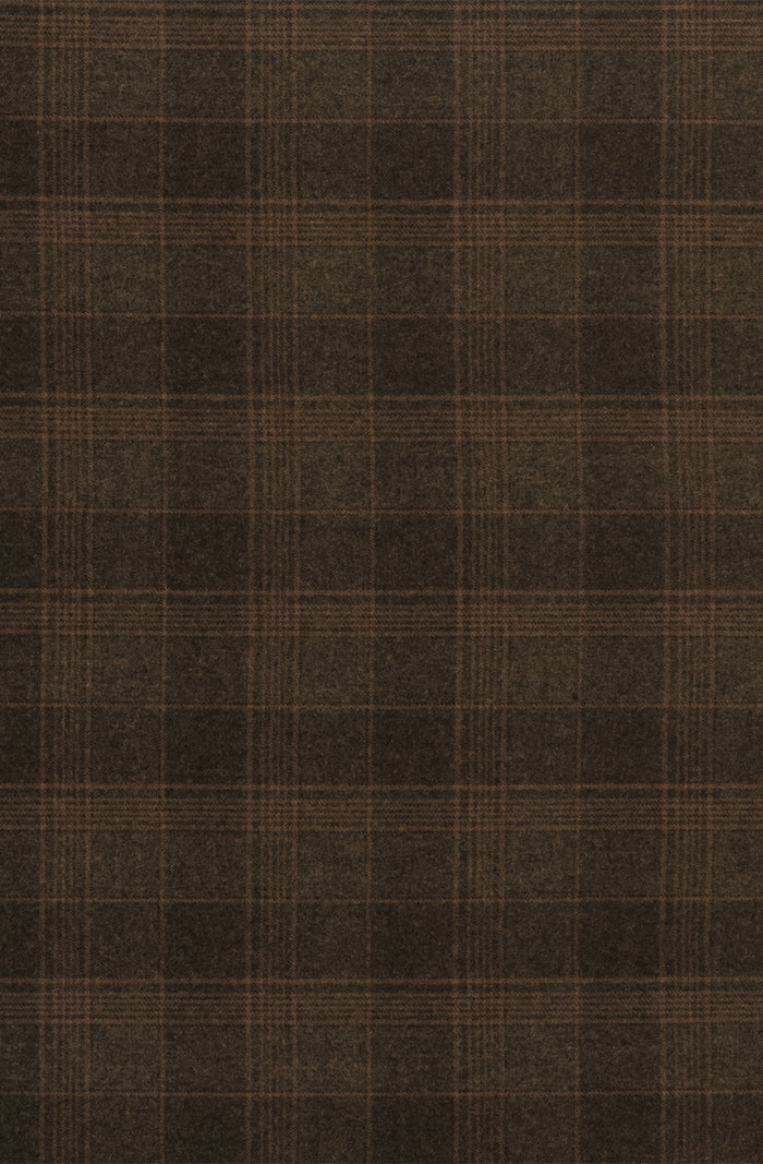 Semplice Cinderwood Plaid Ottoman