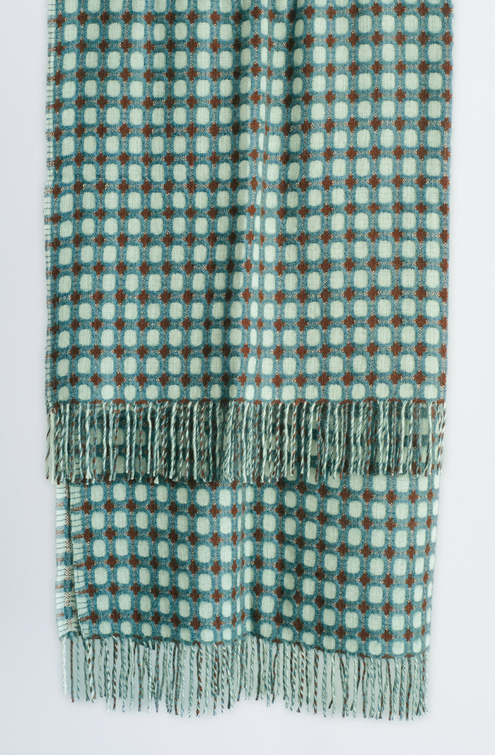 Picasso Throw - Blue/Bordeaux