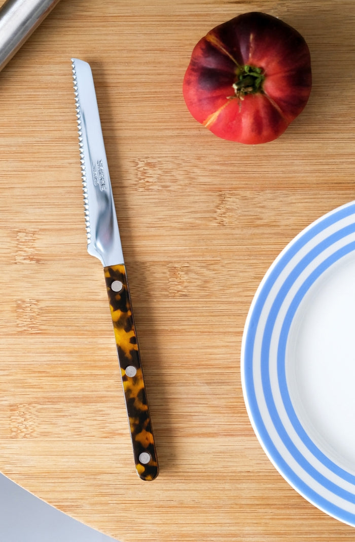 Tomato Knife - Faux Tortoise
