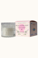 Candle - Ballet Slipper Ruby - Mariposa Plum, Raspberry, Leather + Cashmere