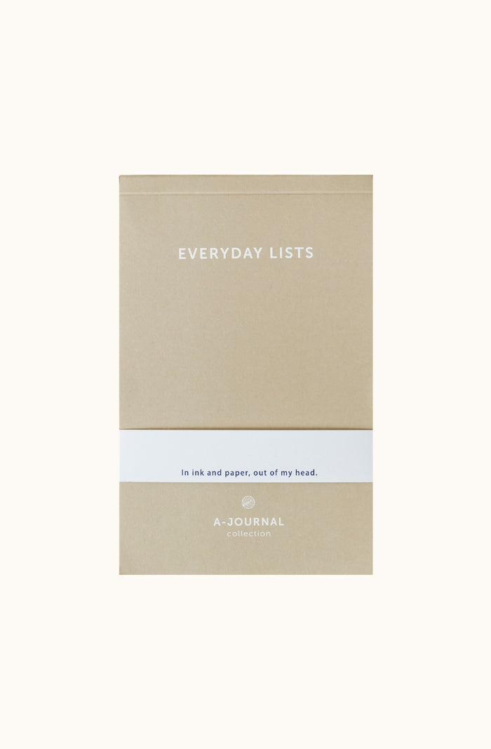 Notepad - Beige - Everyday Lists