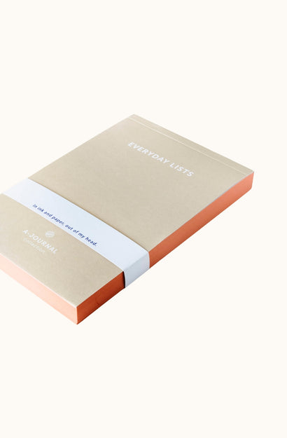 Notepad - Beige - Everyday Lists