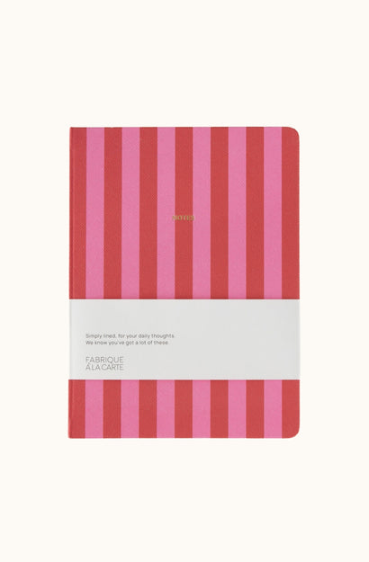Notebook - Fabrique Stripes Pink