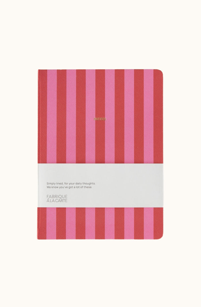 Notebook - Fabrique Stripes Pink