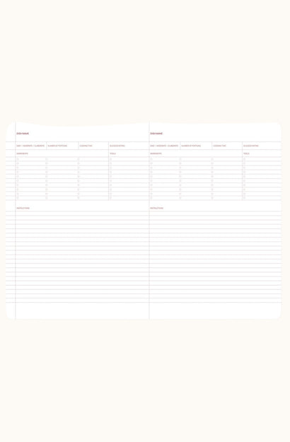 Recipe Journal