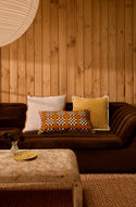 Lattice Tan Cushion