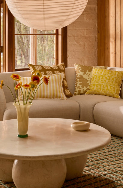 Lattice Wheat Cushion