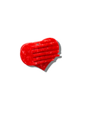 Claw Clip - Heart Lay Down - Red