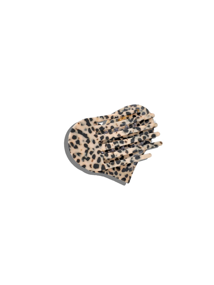 Claw Clip - Heart Lay Down - Leopard