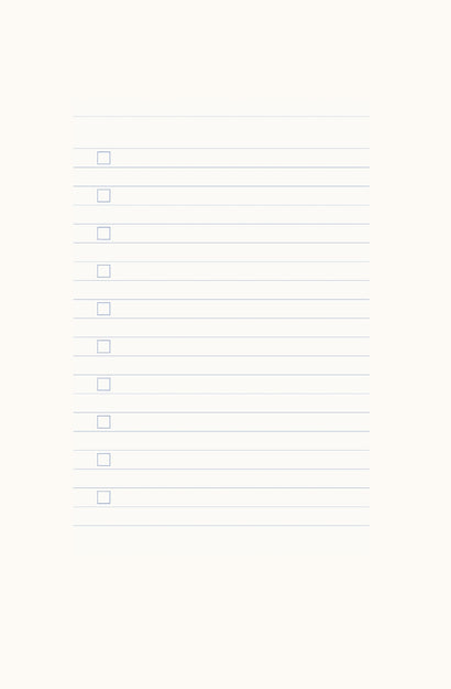 Notepad - Flow Mint - Everyday Lists