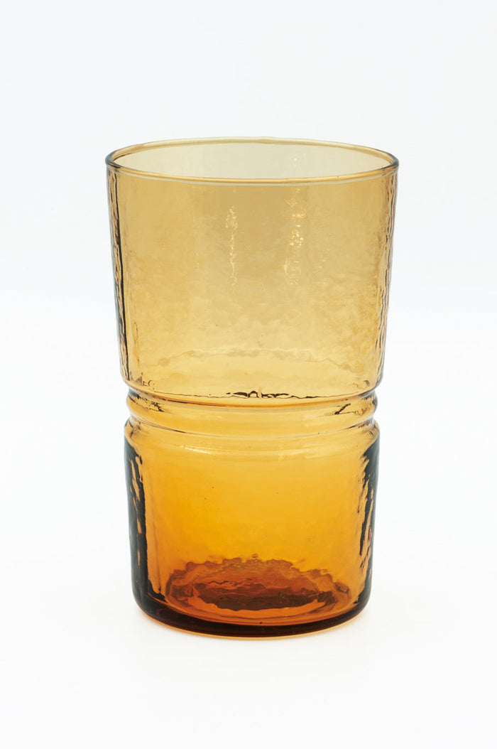 Drinking Glass Set of 4 - Amber