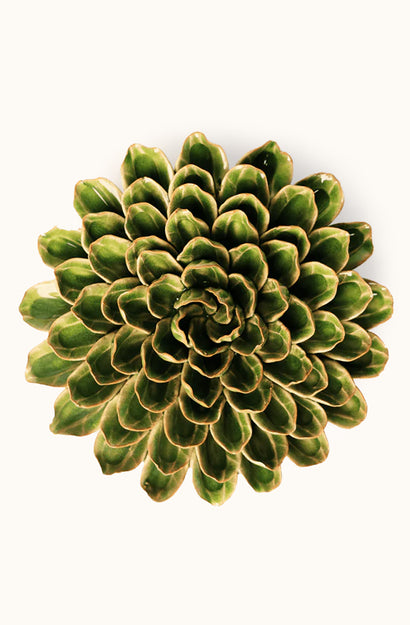 Ceramic Flower - Avocado Green Unicorn