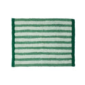 Stripe Reversible Green Bath Mat