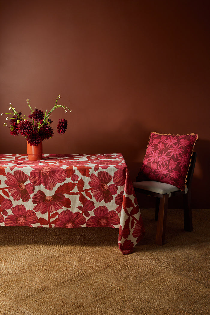 Leon Cerise Tablecloth