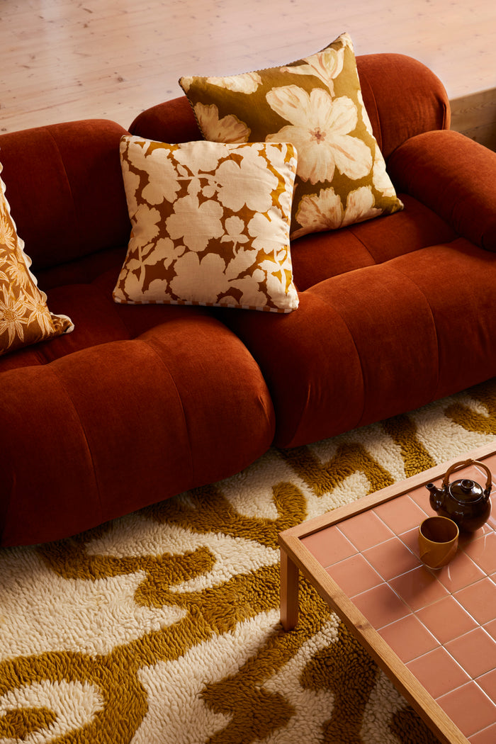 Tulip Mustard Cushion