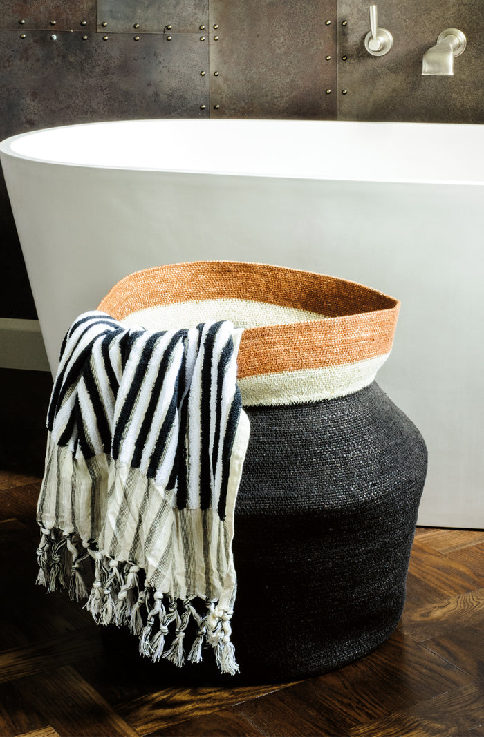 Contenere Natural/Black Basket Small