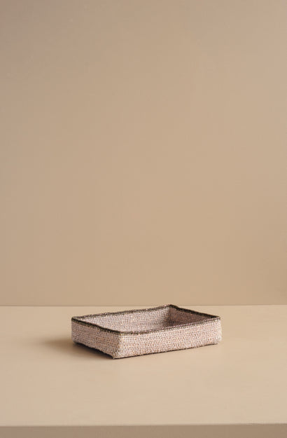 Basso Antique Rose Basket Small