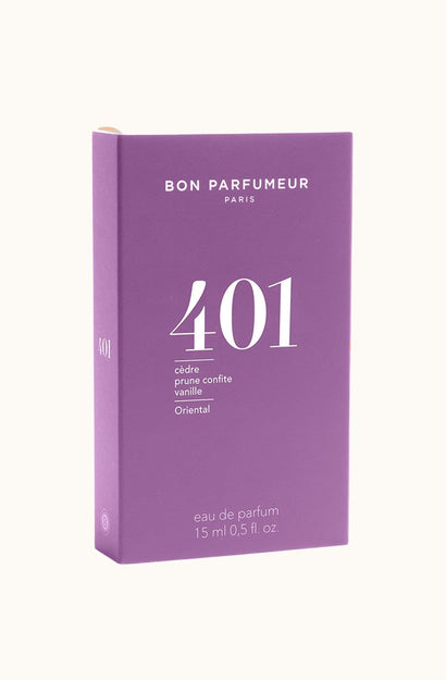 Bon Parfumeur - 401 - Cedar / Candied Plum / Vanilla 15ml