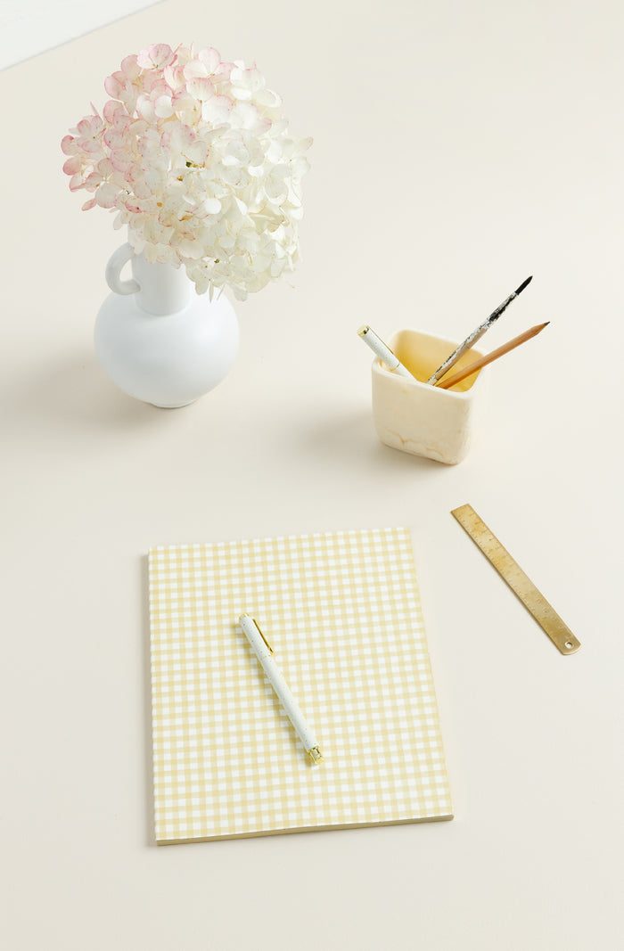 Grande Notebook - Butter Gingham