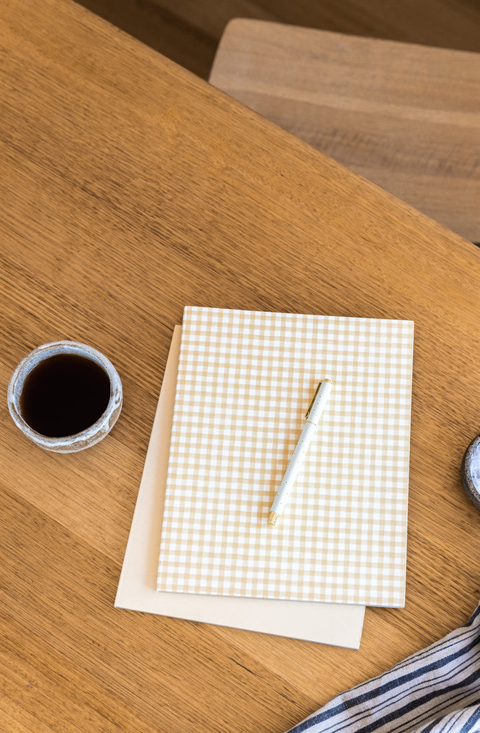 Grande Notebook - Butter Gingham