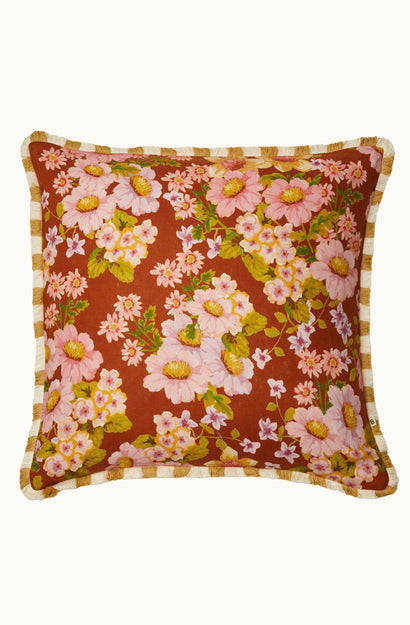 Buttercup Rust Cushion