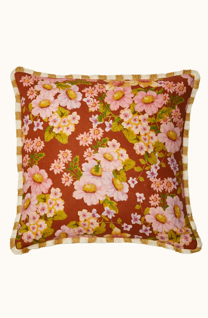Buttercup Rust Cushion