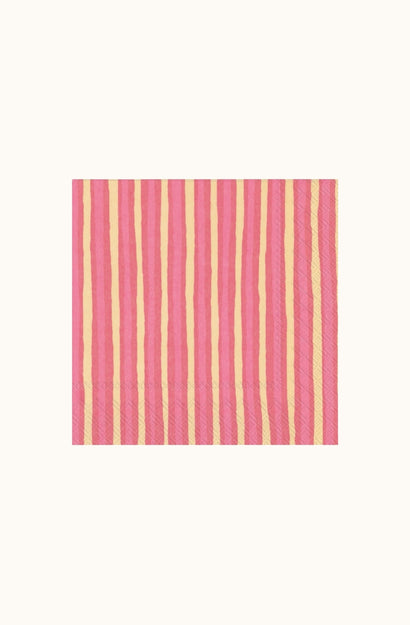 Marimekko Piccolo Pink Cream Cocktail Napkin Set