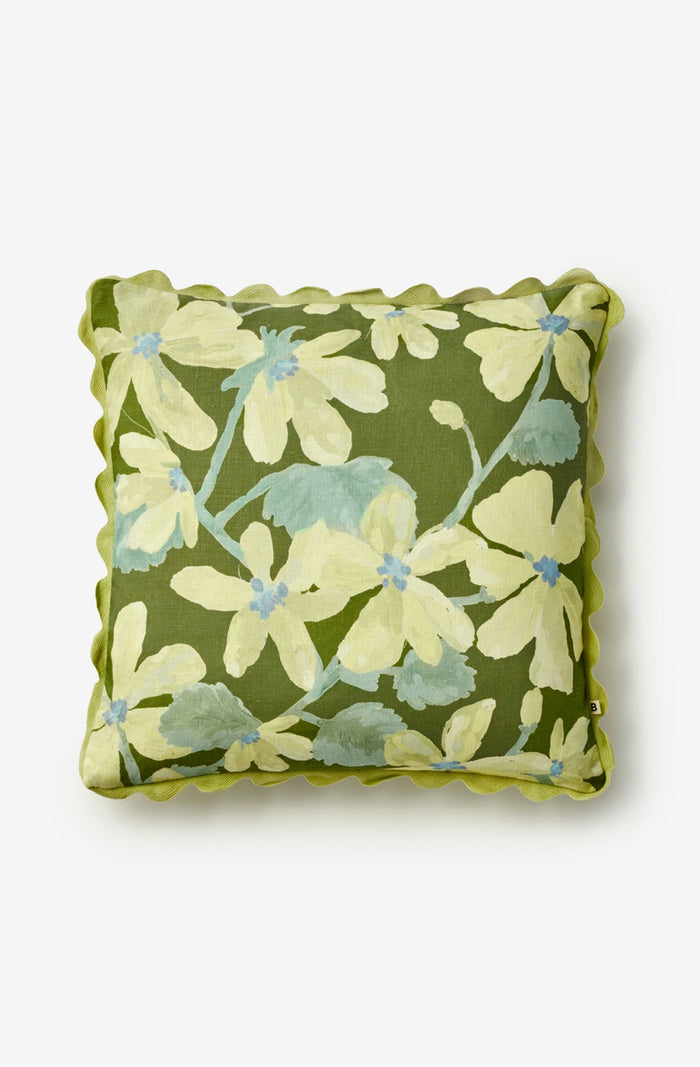 Violet Khaki Cushion
