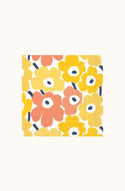 Marimekko Unikko Mini Unikko Yellow Cocktail Napkin Set