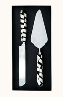 Cake Server Set - Black/White