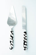 Cake Server Set - Black/White