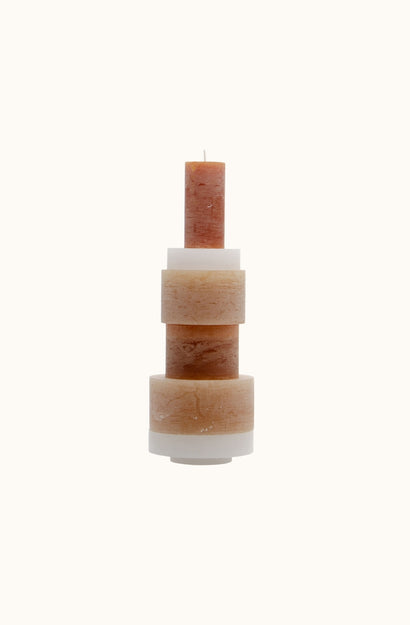 Stackable Candle 06 Beige