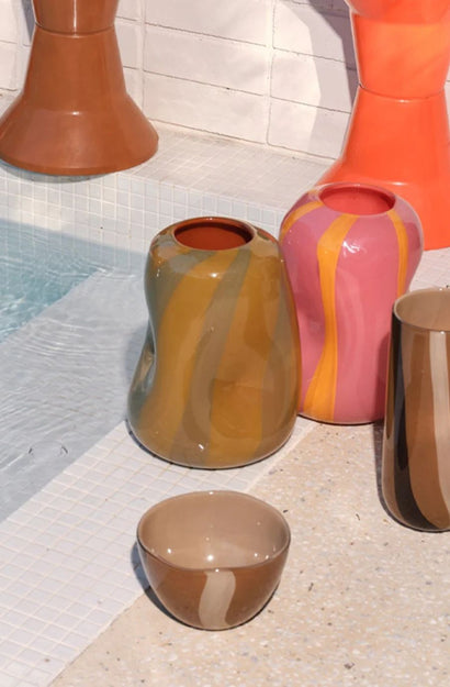 Candy Large Khaki Vase