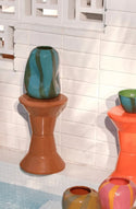 Candy Large Teal Vase