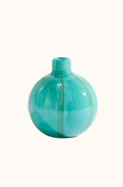 Candy Teal Mini Ball Vase