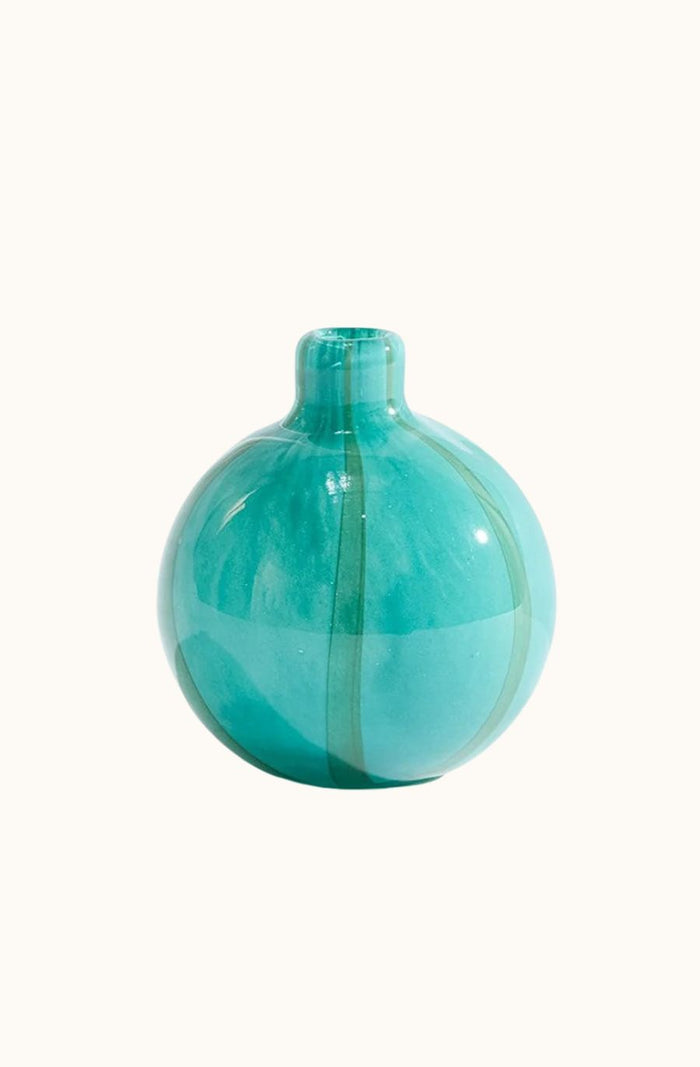 Candy Teal Mini Ball Vase